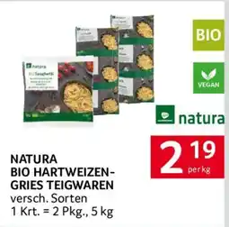 Transgourmet Natura Bio Hartweizen-Gries Teigwaren Angebot