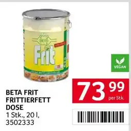 Transgourmet Beta Frit Frittierfett Dose Angebot
