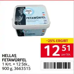 Transgourmet Hellas Fetawürfel Angebot