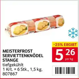 Transgourmet Meisterfrost Serviettenknödel Stange Angebot