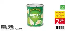 Transgourmet Beach Flower Birnenhälften Angebot