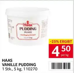 Transgourmet Haas Vanille Pudding Angebot