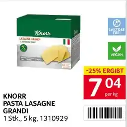 Transgourmet Knorr Pasta Lasagne Grandi Angebot