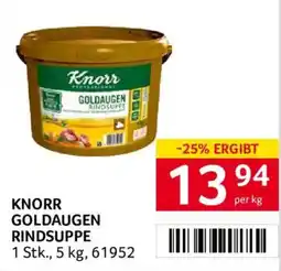 Transgourmet Knorr Goldaugen Rindsuppe Angebot