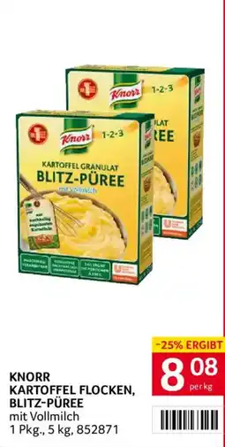 Transgourmet Knorr Kartoffel Flocken, Blitz-Püree mit Vollmilch Angebot