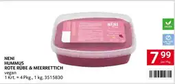 Transgourmet NENI Hummus Rote Rübe & Meerrettich Angebot