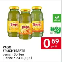 Transgourmet Pago Fruchtsäfte Angebot
