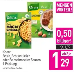 Sutterlüty Knorr Basis, Echt natürlich oder Feinschmecker Saucen Angebot