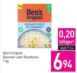 Sutterlüty Ben's Original Basmati- oder Risottoreis Angebot