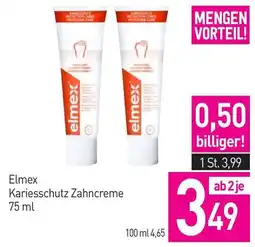 Sutterlüty Elmex Kariesschutz Zahncreme Angebot
