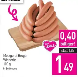 Sutterlüty Metzgerei Broger Wienerle Angebot