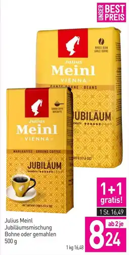 Sutterlüty Julius Meinl Jubiläumsmischung Angebot