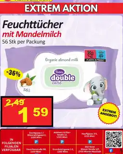 Wurstico Feuchttücher mit Mandelmilch Angebot