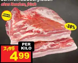 Wurstico Schweinebauchfleisch ohne Knochen, frisch Angebot