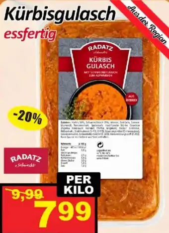 Radatz Kürbisgulasch