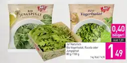 Sutterlüty Ja! Natürlich Bio Vogerlsalat, Rucola oder Jungspinat Angebot