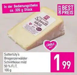 Sutterlüty Sutterlüty's Bregenzerwälder Schnittkäse mild Angebot