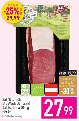 Sutterlüty Ja! Natürlich Bio Weide Jungrind Angebot