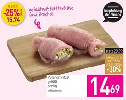 Sutterlüty Putenschnitzel gefüllt Angebot
