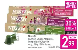 Sutterlüty Nescafé Farmers Origins nespresso-kompatible Alukapseln Angebot