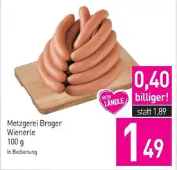 Sutterlüty Metzgerei Broger Wienerle Angebot