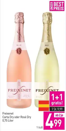 Sutterlüty Freixenet Carta Dry oder Rosé Dry Angebot