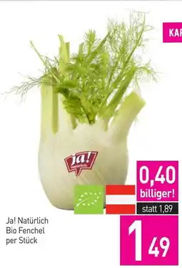 Sutterlüty Ja! Natürlich Bio Fenchel Angebot