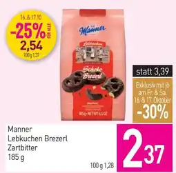 Sutterlüty Manner Lebkuchen Brezerl Zartbitter Angebot