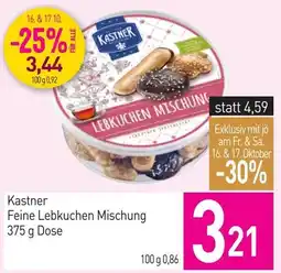 Sutterlüty Kastner Feine Lebkuchen Mischung Angebot