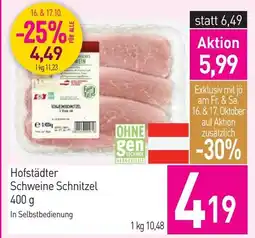 Sutterlüty Hofstädter Schweine Schnitzel Angebot