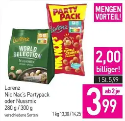 Sutterlüty Lorenz Nic Nac's Partypack oder Nussmix Angebot