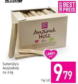 Sutterlüty Sutterlüty's Anzündholz Angebot