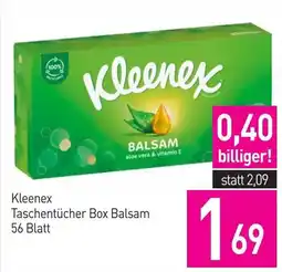Sutterlüty Kleenex Taschentücher Box Balsam Angebot