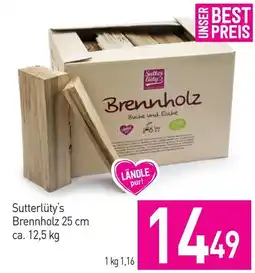 Sutterlüty Sutterlüy's Brennholz Angebot