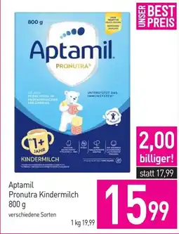 Sutterlüty Aptamil Pronutra Kindermilch Angebot