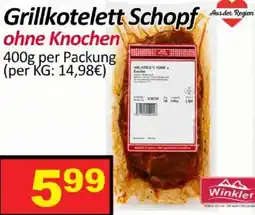 Wurstico Grillkotelett Schopf ohne Knochen Angebot