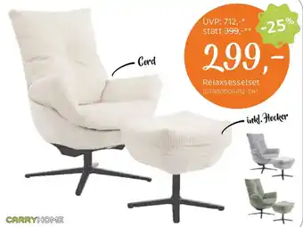 CARRYHOME Relaxsesselset