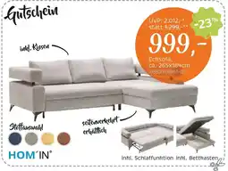 XXXLutz HOM'IN Ecksofa Angebot