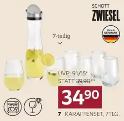 XXXLutz Schott Zwiesel Karaffenset Angebot
