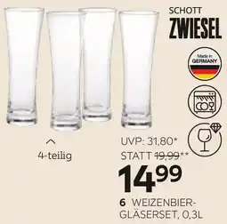 XXXLutz Schott Zwiesel Weizenbier-Gläser Angebot