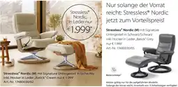 XXXLutz Stressless Nordic (M) mit Signature Untergestell in Schwarz Angebot