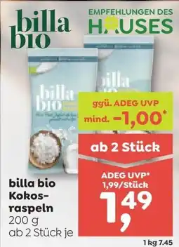 ADEG billa bio Kokos-raspeln Angebot