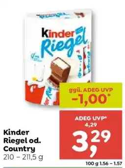 ADEG Kinder Riegel od. Country Angebot