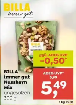 ADEG BILLA immer gut Nusskern Mix ungesalzen Angebot