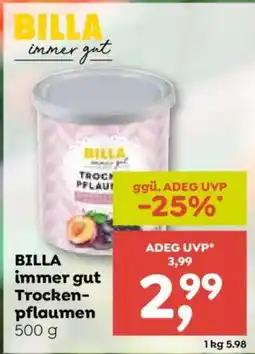 ADEG BILLA immer gut Trocken-pflaumen Angebot