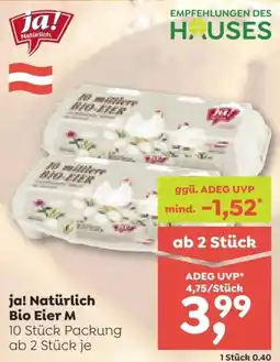 ADEG ja! Natürlich Bio Eier M Angebot