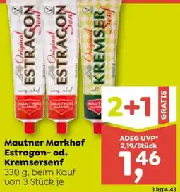 ADEG Mautner Markhof Estragon- od. Kremser senf Angebot