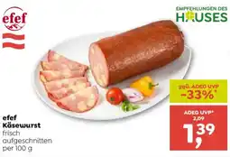 ADEG efef Käsewurst Angebot