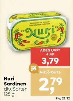 ADEG Nuri Sardinen Angebot
