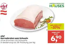 ADEG efef Karreebraten vom Schwein Angebot